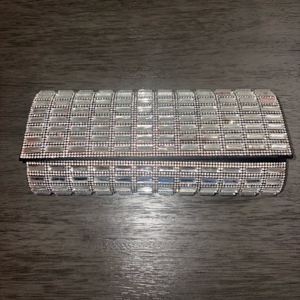 Designer Rhinestone Clutch - Picture 2 of 7
